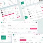 Dark Mode Admin Interface 22 UI/UX Design Asset | dark mode dashboard ui