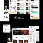 Analytics Admin Dashboard 43 UI/UX Design Asset | analytics dashboard ui