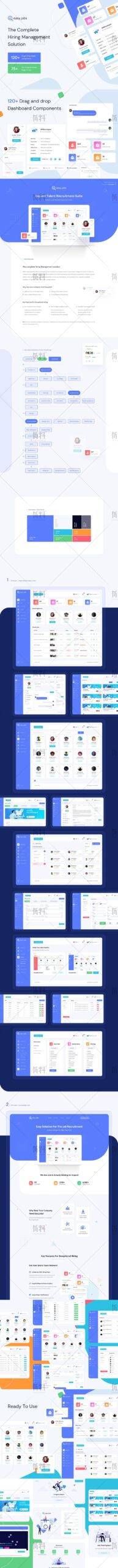 Dark Mode Admin Interface 70 UI/UX Design Asset | dark mode dashboard ui