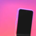 Folding phone prototype mockup template, foldable screen phone mockup prototype PSD source file download