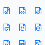 25 minimalist file type icons