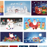 Download AI+PSD source files for nearly 100 designs for Christmas, New Year, and festivals