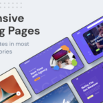 Latest popular landing page web design UI template download, portfolio layout UI source file download Sketch, XD, fig source files