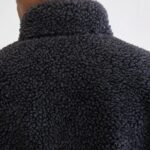 Jeremy zip-up teddy sweatshirt (252 / M / CHARCOAL)
