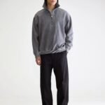 Fabro half-zip sweatshirt (252 / M / BLACK BLUE)