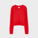 Spag slim cashmere sweater (252 / W / AMORE)