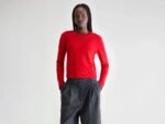 Spag slim cashmere sweater (252 / W / AMORE)
